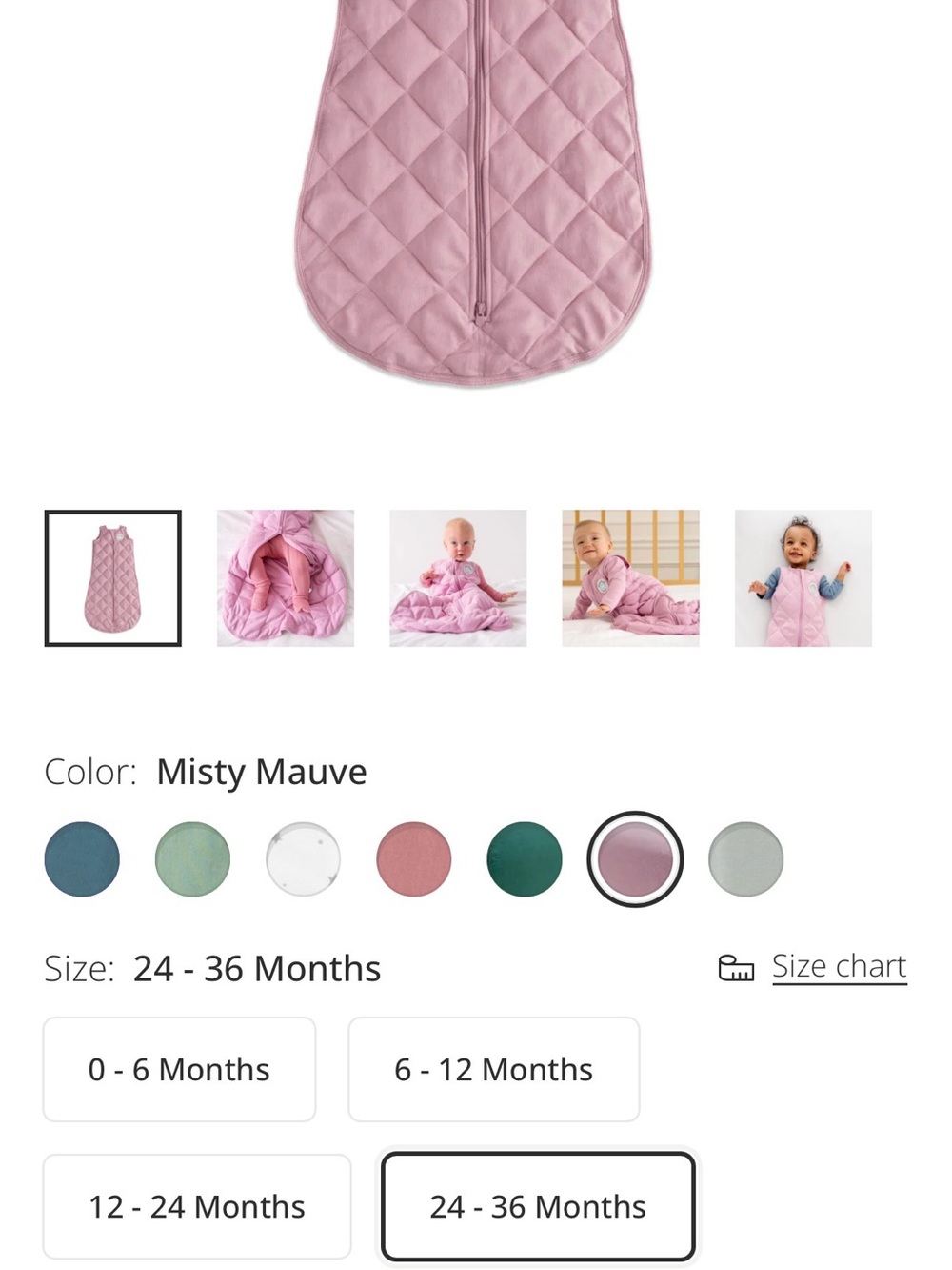 Misty Mauve Quilted Baby Sleep Sack - Cozy Toddler Wear